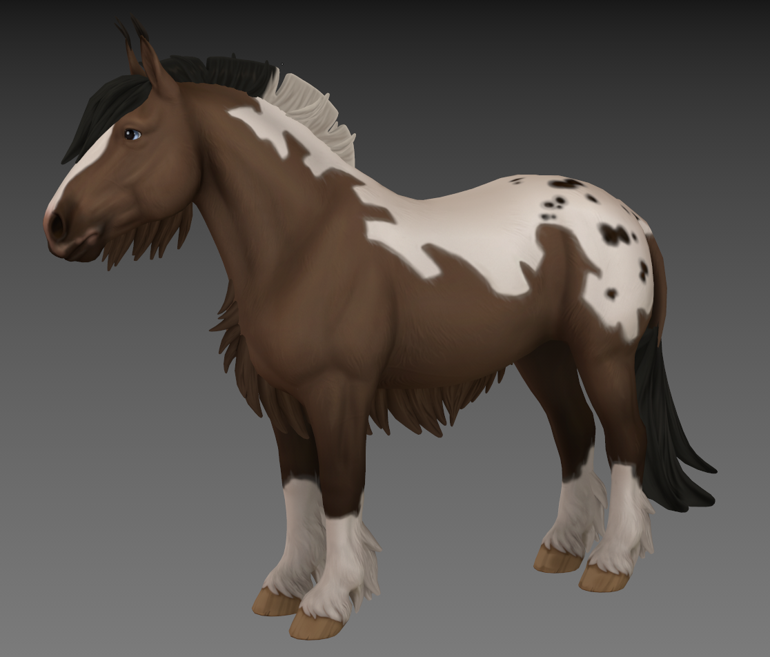 Equine 3D Model example